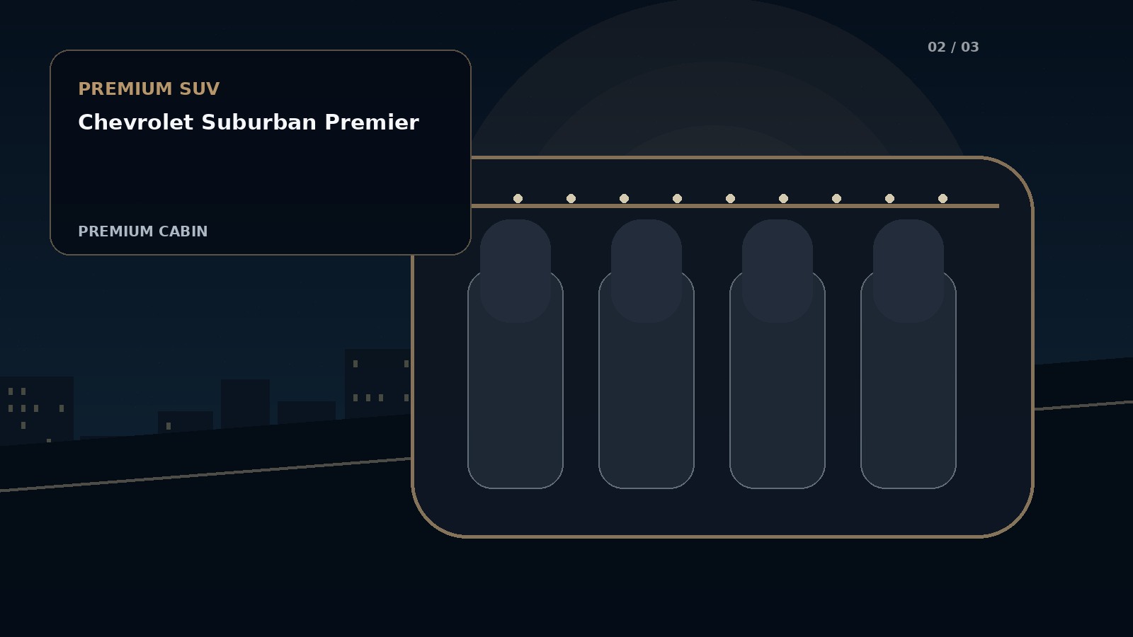Chevrolet Suburban Premier premium cabin
