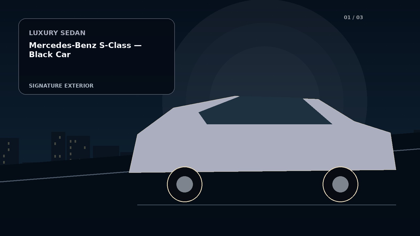 Mercedes-Benz S-Class — Black Car