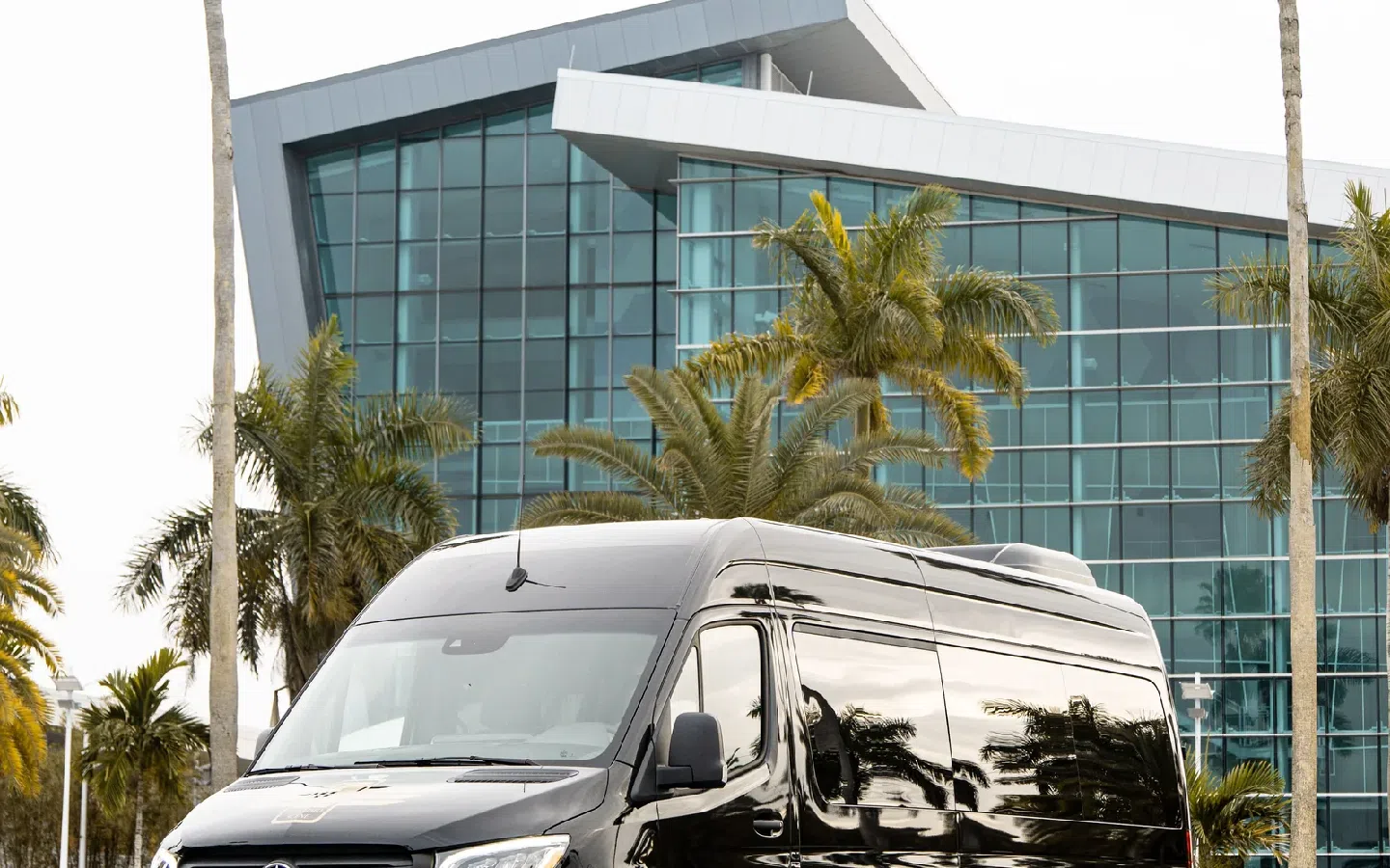 Executive passenger van exterior