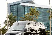 Luxury group transportation vehicle exterior